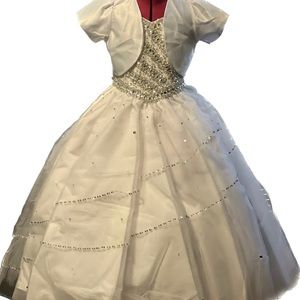 Calla Collection size 8 girls communion or flower girl gown